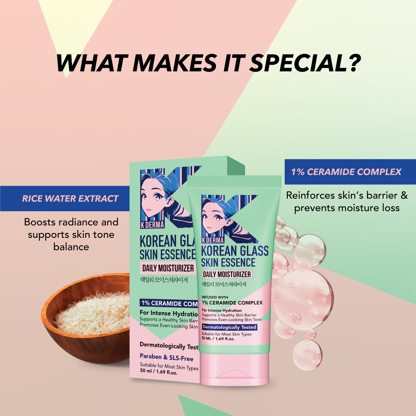 Daily Moisturizer Cream - Korean Glass Skin Essence