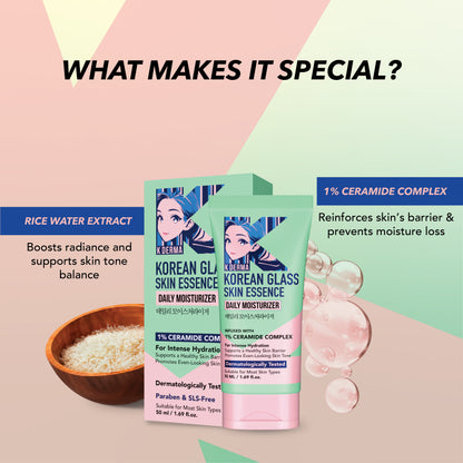 Daily Moisturizer Cream - Korean Glass Skin Essence