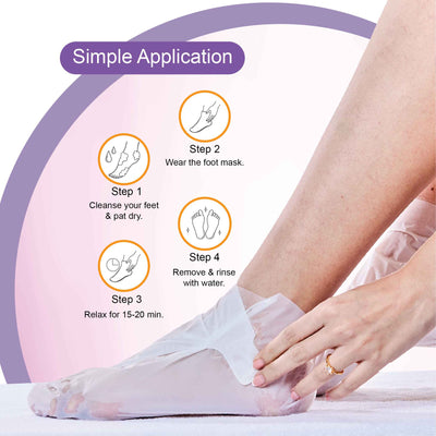 Lavender foot mask how to use