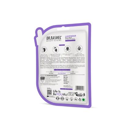 Lavender Sheet Mask with Serum Set