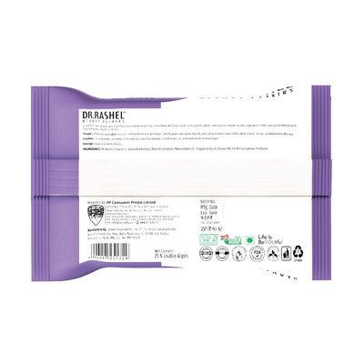 Lavender Face Wet Wipes Pack of 2