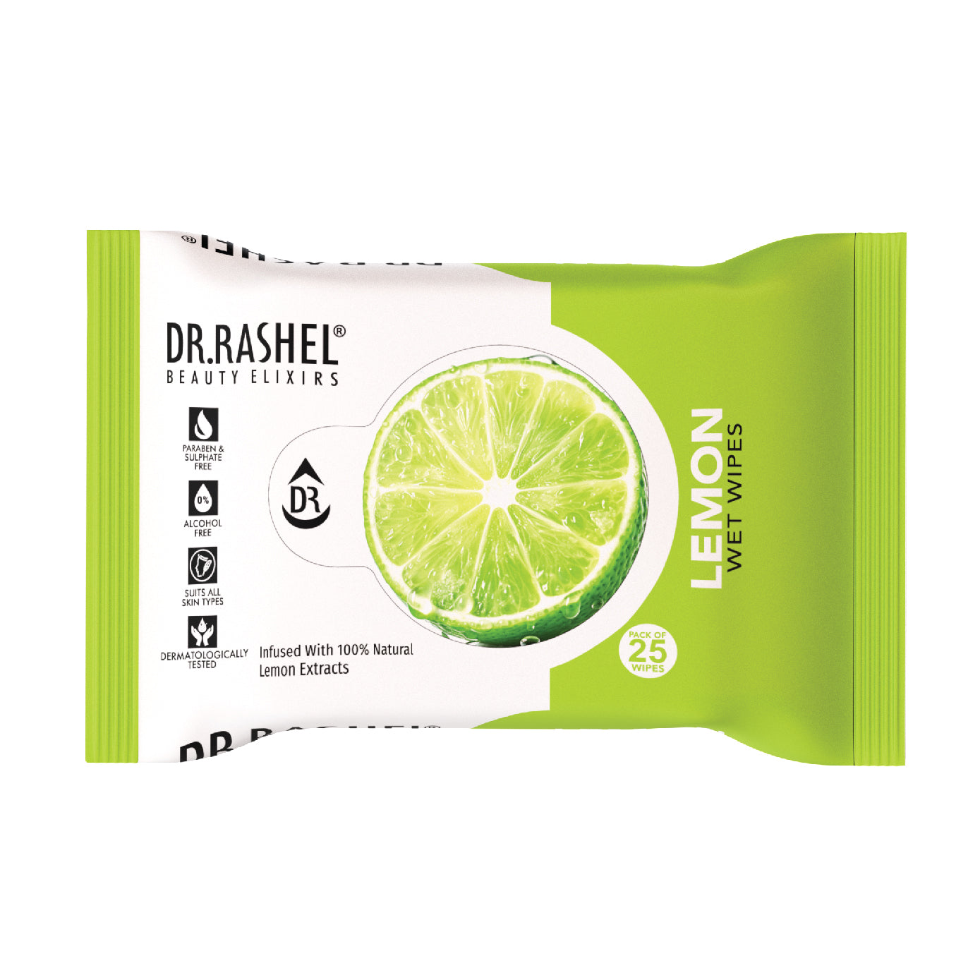 Lemon Face Wet Wipes Pack of 6