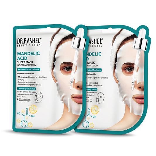 Mandelic Sheet Mask Infused With Serum Set