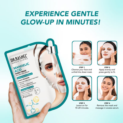 Mandelic Sheet Mask Infused With Serum