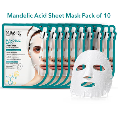 Mandelic Sheet Mask Infused With Serum Set