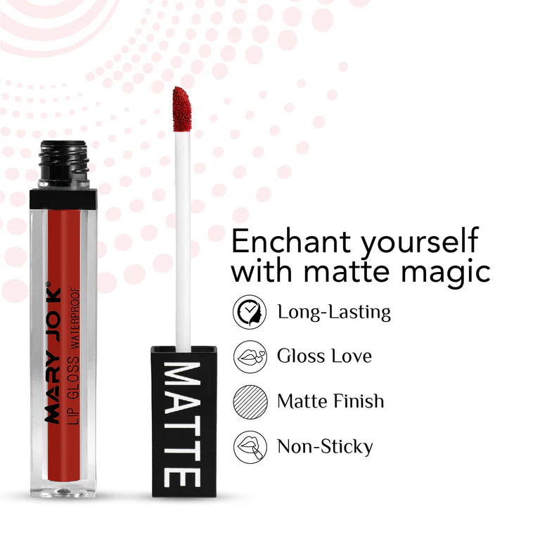 MaryJoK Red Matte Lip Gloss