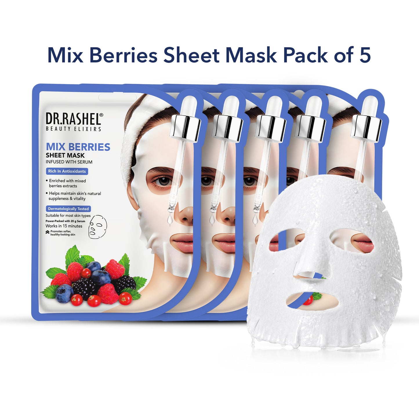 Mix Berries Sheet Mask with Serum Set.