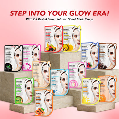 Mix fruit sheet mask with serum Pack