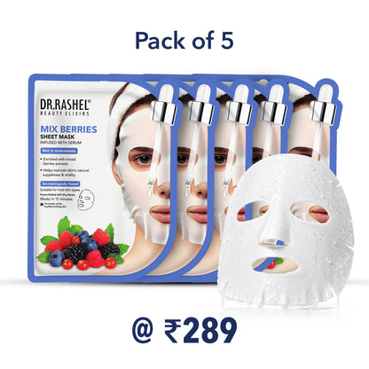 Mix Berries Sheet Mask with Serum Set