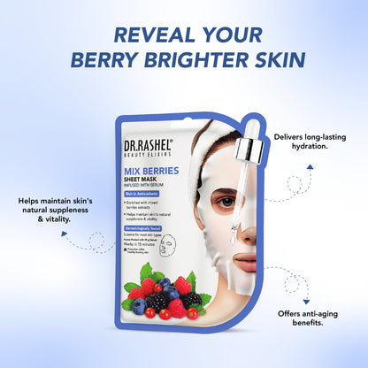 Mix Berries Sheet Mask with Serum Set