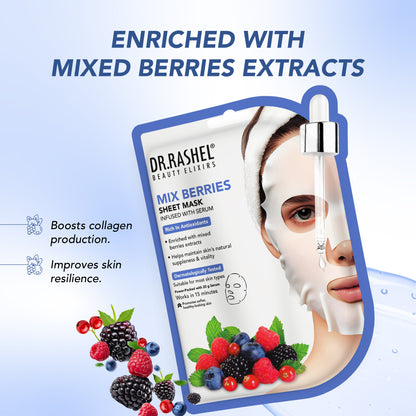 Mix Berries Sheet Mask with Serum Set