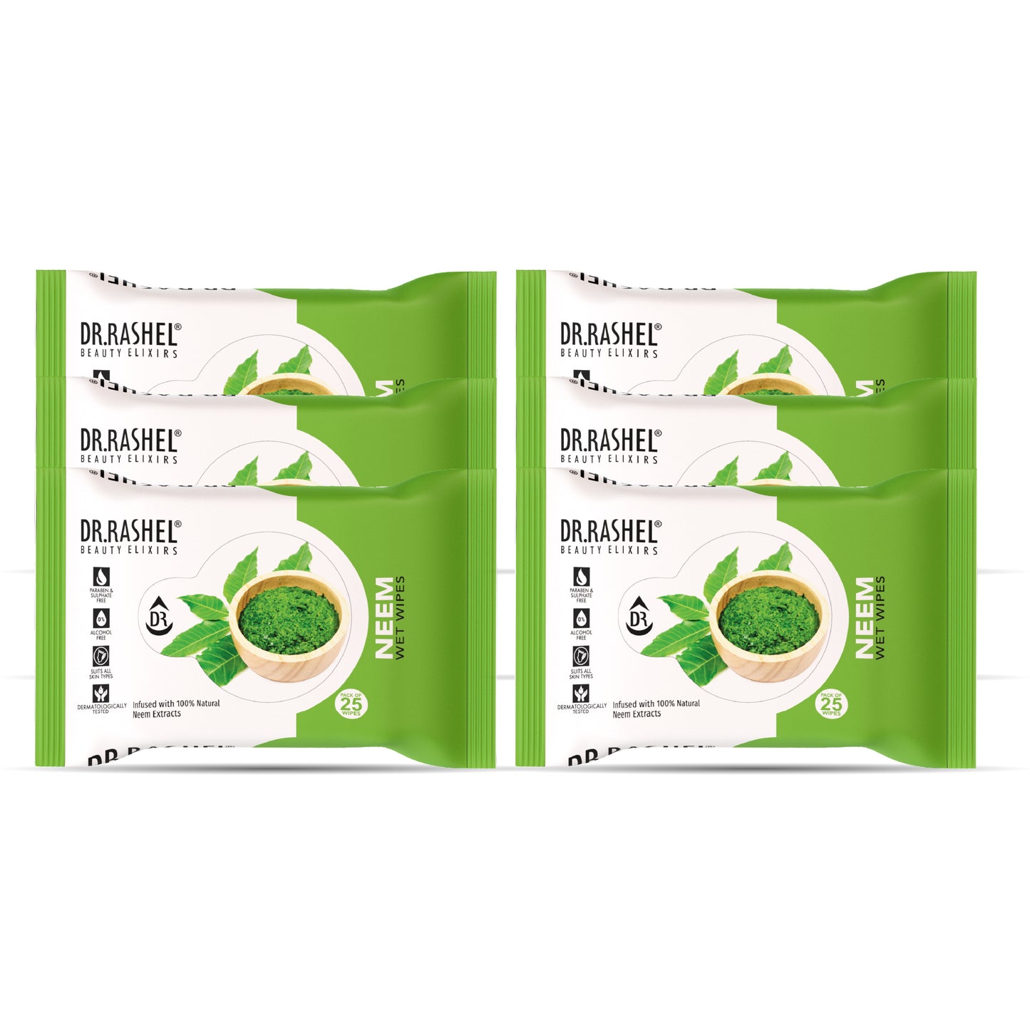 Neem Wet Wipes Pack of 6