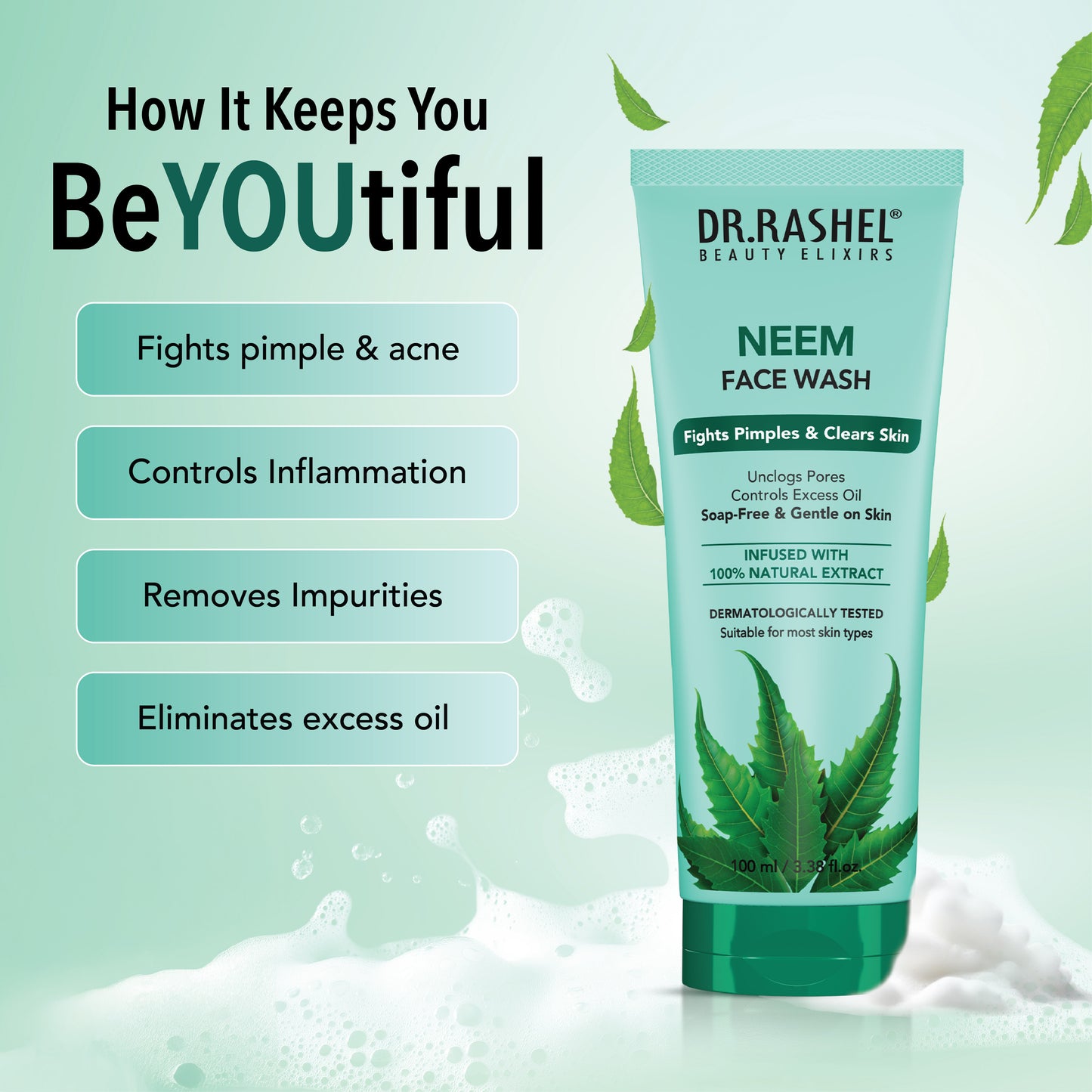 Neem Fresh Face Wash - 100 Ml
