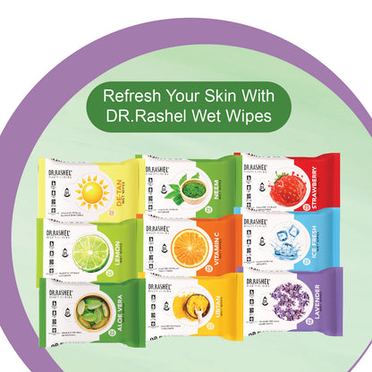 Neem Wet Wipes Pack of 6