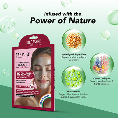 Bio Collagen Deep Facial Mask with Niacinamide
