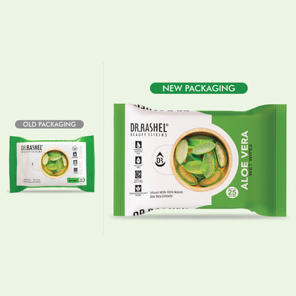 Aloevera Face Wet Wipes Pack of 6