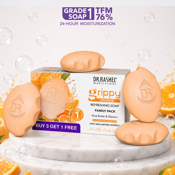 Grippy Orange Soap Buy 3 Get 1 Free