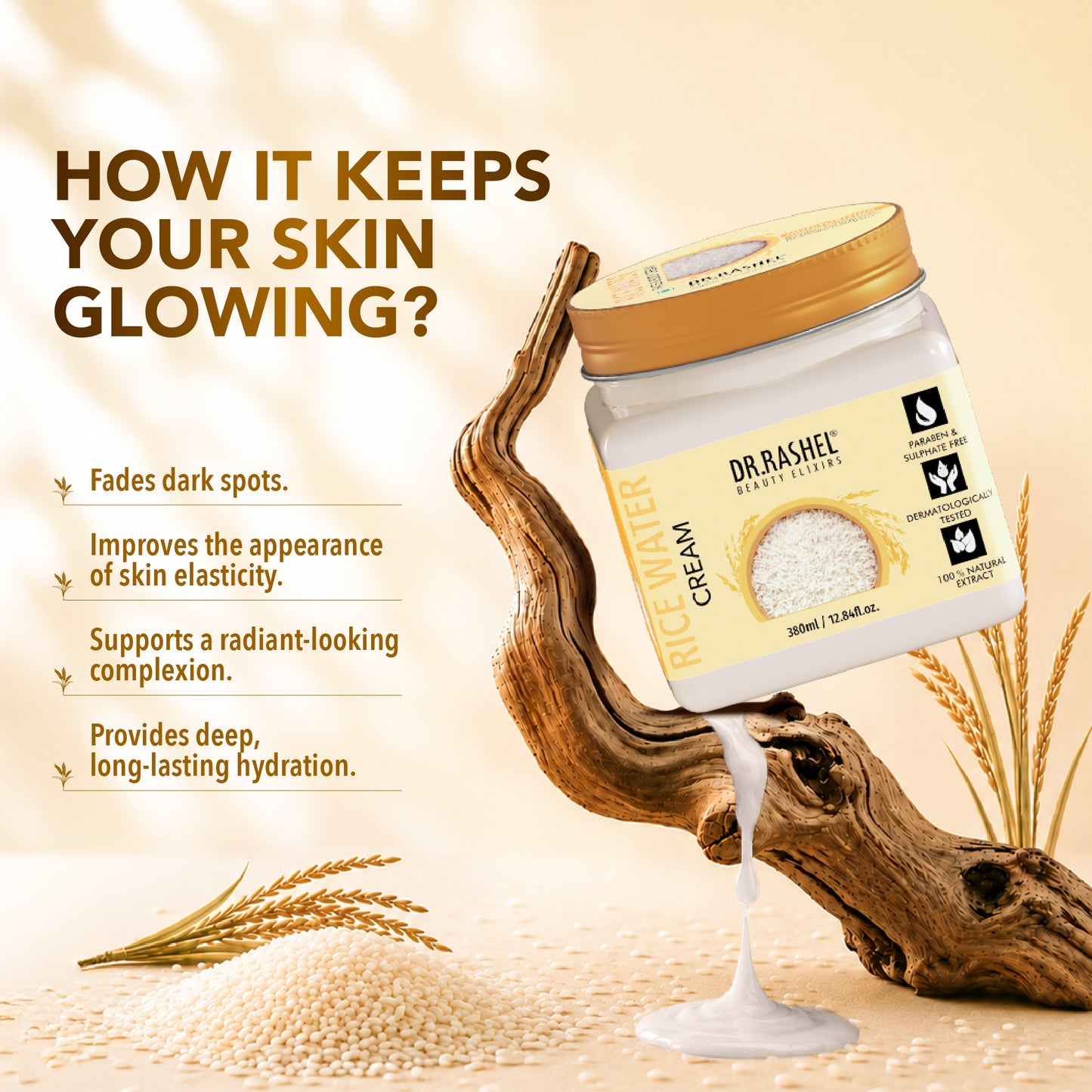 Rice Water Cream - 380 ml