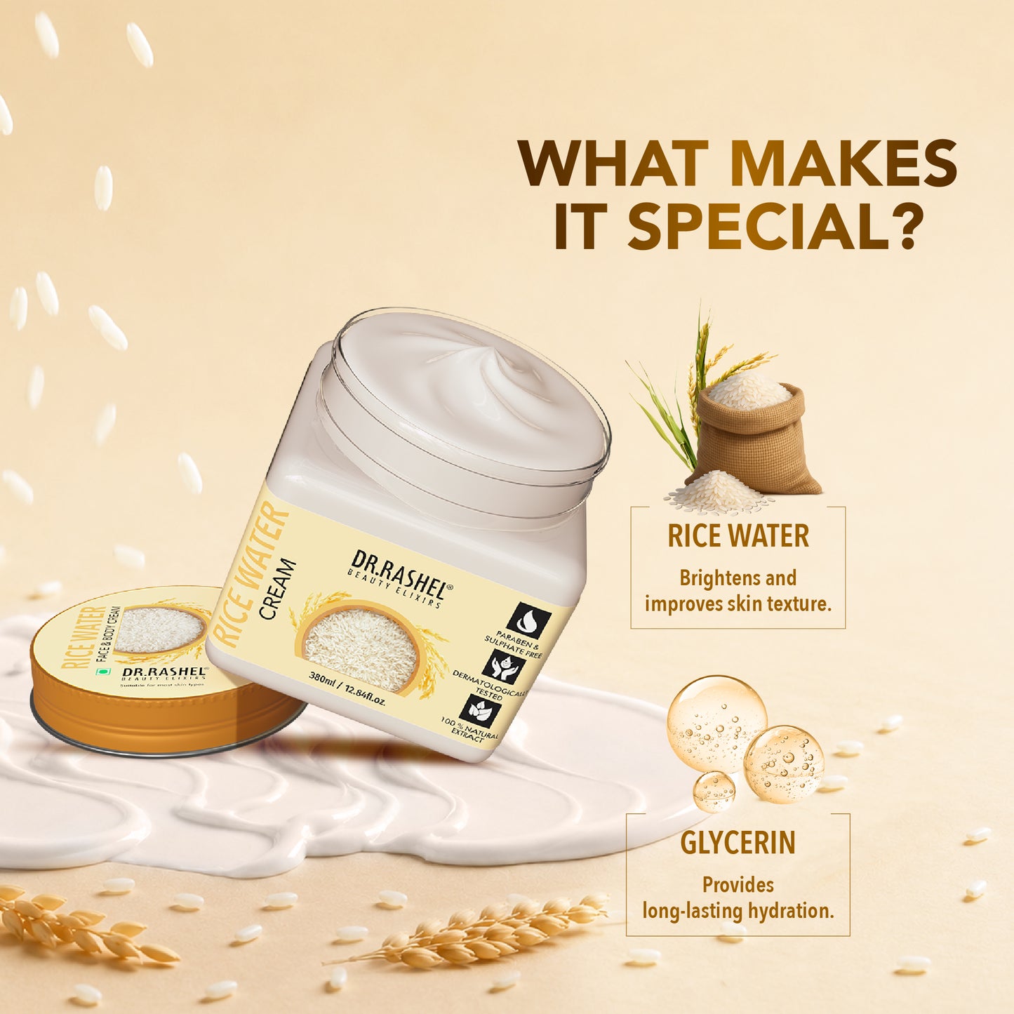 Rice Water Cream - 380 ml
