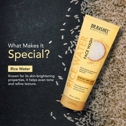 Rice Water Face Wash with natural rice extract
