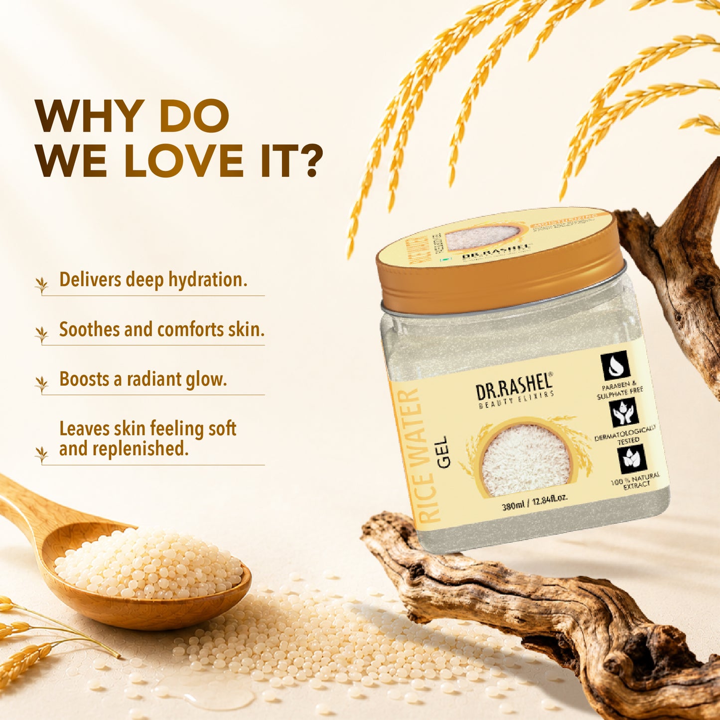 Rice Water Gel - 380 ml