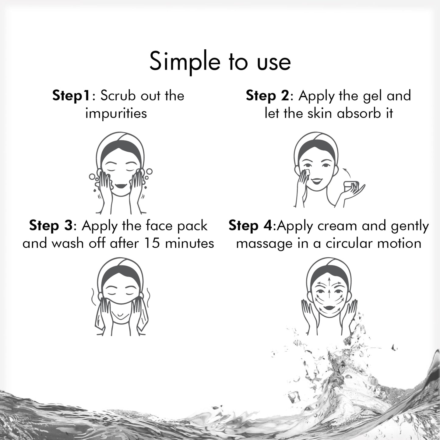 Rice water pack of 4