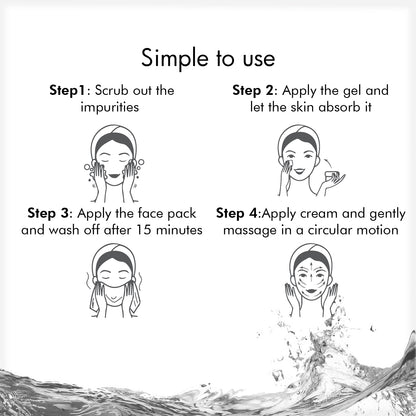 Rice water pack of 4