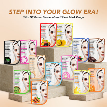 Rice Water Sheet Mask with Serum Pack of 2