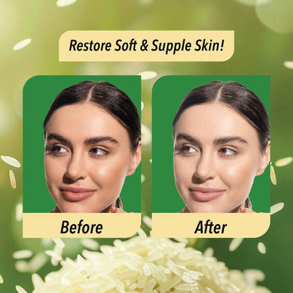 Rice Water Day Cream Before After