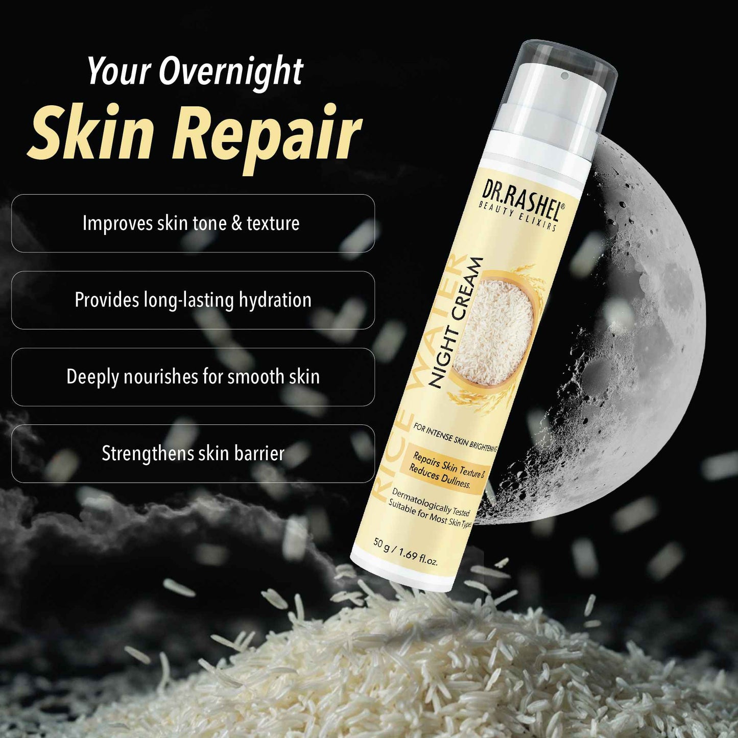 Rice Water Night Cream Benefits