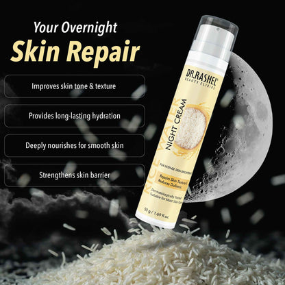 Rice Water Night Cream Benefits