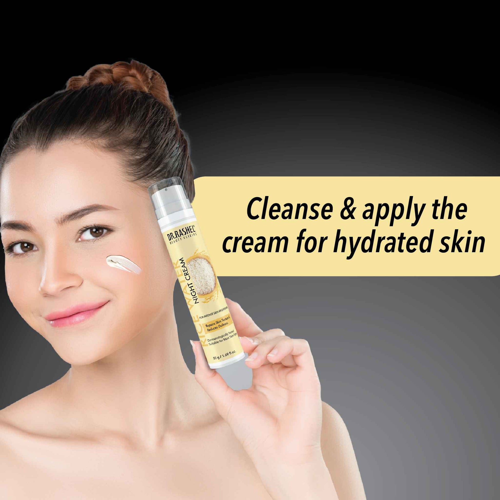 How to Use Rice Water Night Cream