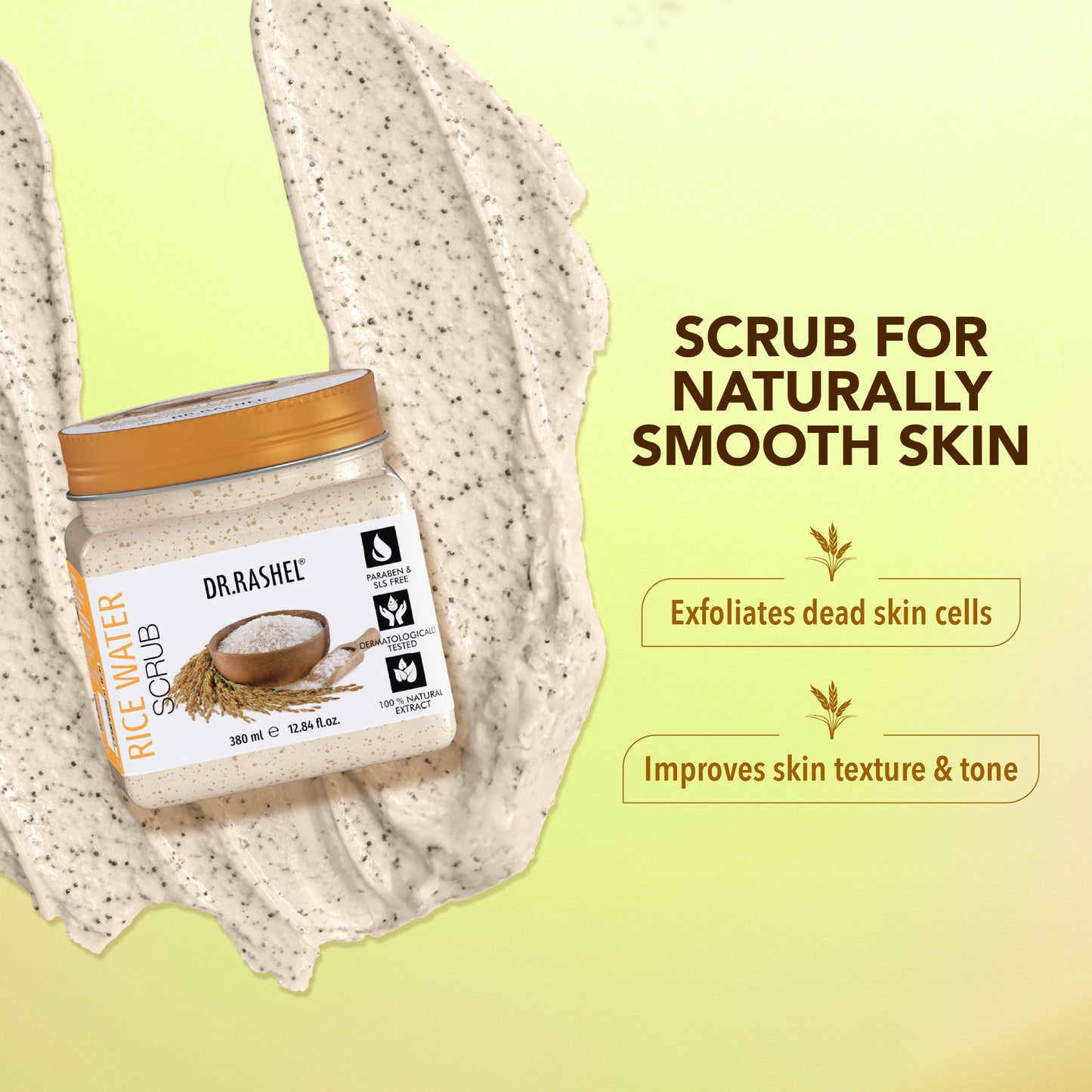 Rice Water Facial Pack of 4 ( Scrub, Gel, Cream & Facepack) - 1520 ml