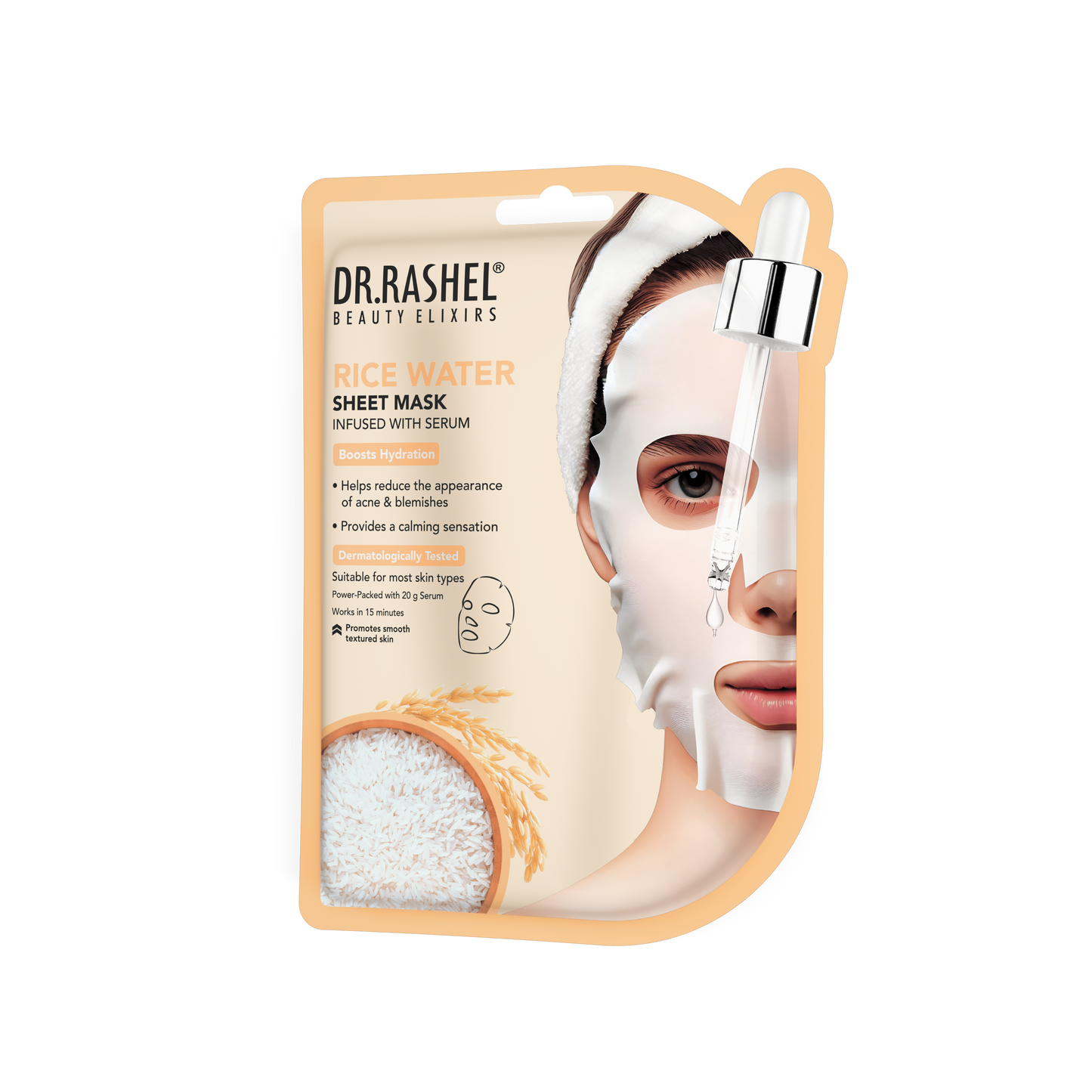 Rice Water Sheet Mask with Serum