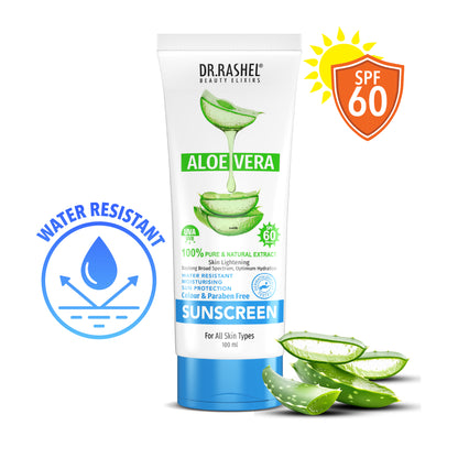 Dr. Rashel Aloe Vera Water Resistant Sunscreen SPF 60 - 100 ml