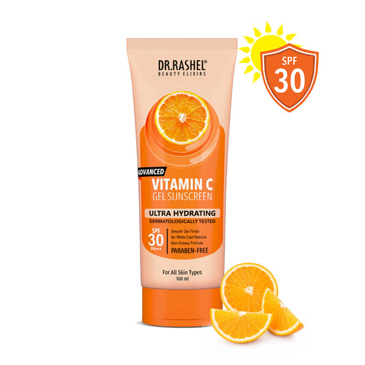 Vitamin C Sunscreen SPF 30 | PA+++ UVA/UVB Protection | Ultra Hydration - 100ml