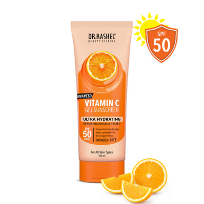 Vitamin C Sunscreen SPF 50 | UVA/UVB PA+++ Shield | Best Tan Protection - 100ml