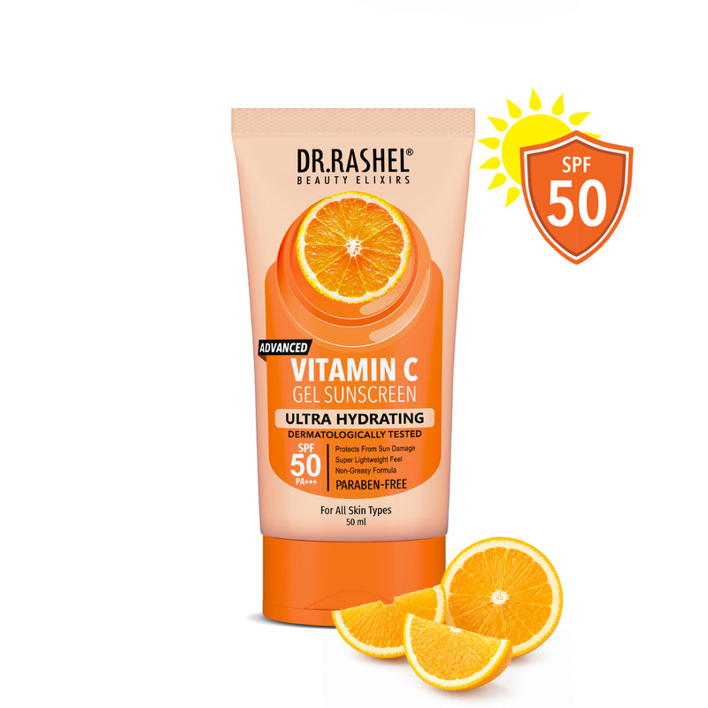 Vitamin C Sunscreen SPF 50 | UVA/UVB PA+++ Shield | Best Tan Protection 50 ML