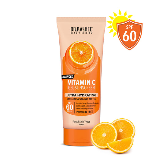 Vitamin C Sunscreen SPF 60 PA+++ | Anti-Aging & UVA/UVB Protection - 100ml