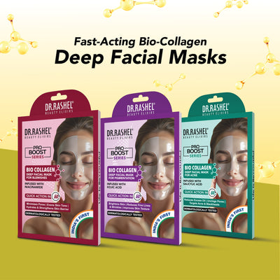 Bio Collagen Deep Facial Mask with salicylic acid