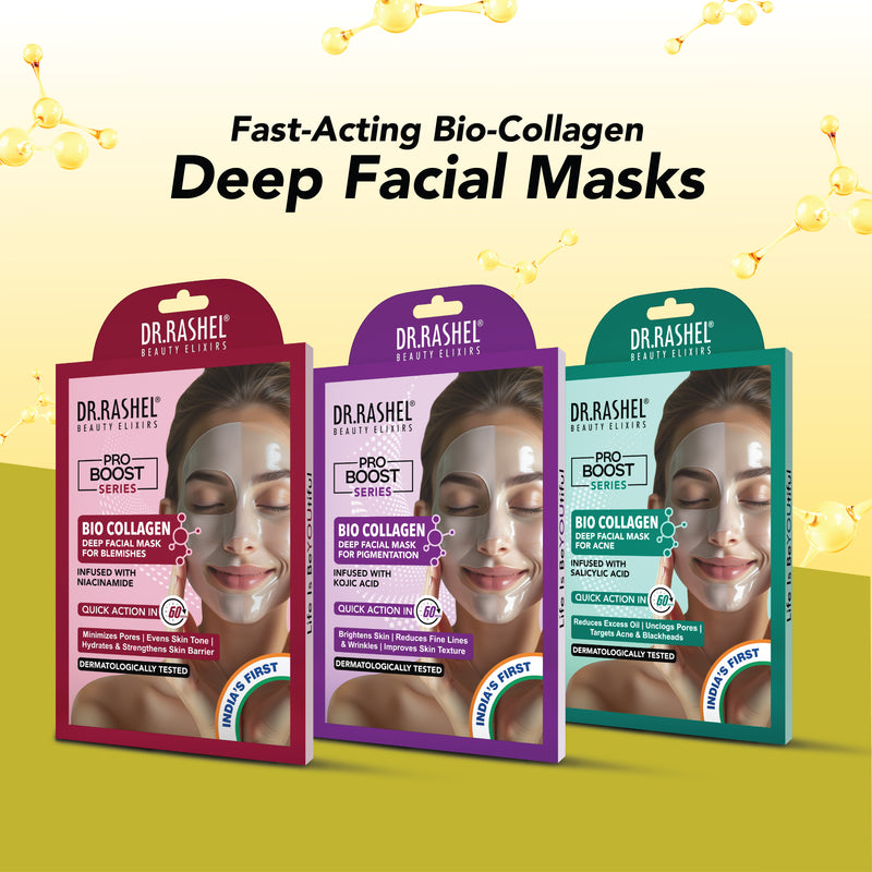 Bio Collagen Deep Facial Mask with salicylic acid