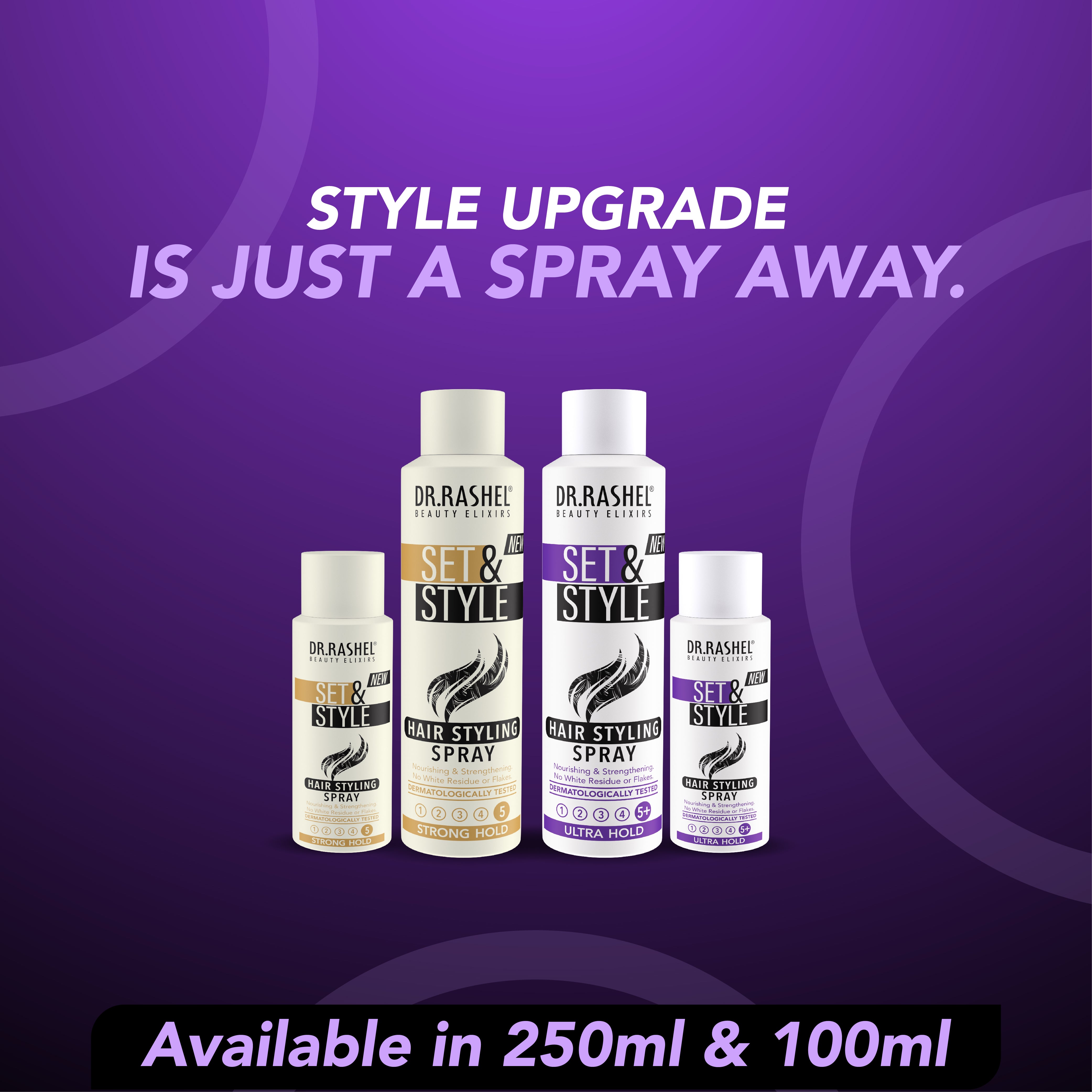 Set & Style Hair Styling Spray – Ultra Hold – Dr.Rashel