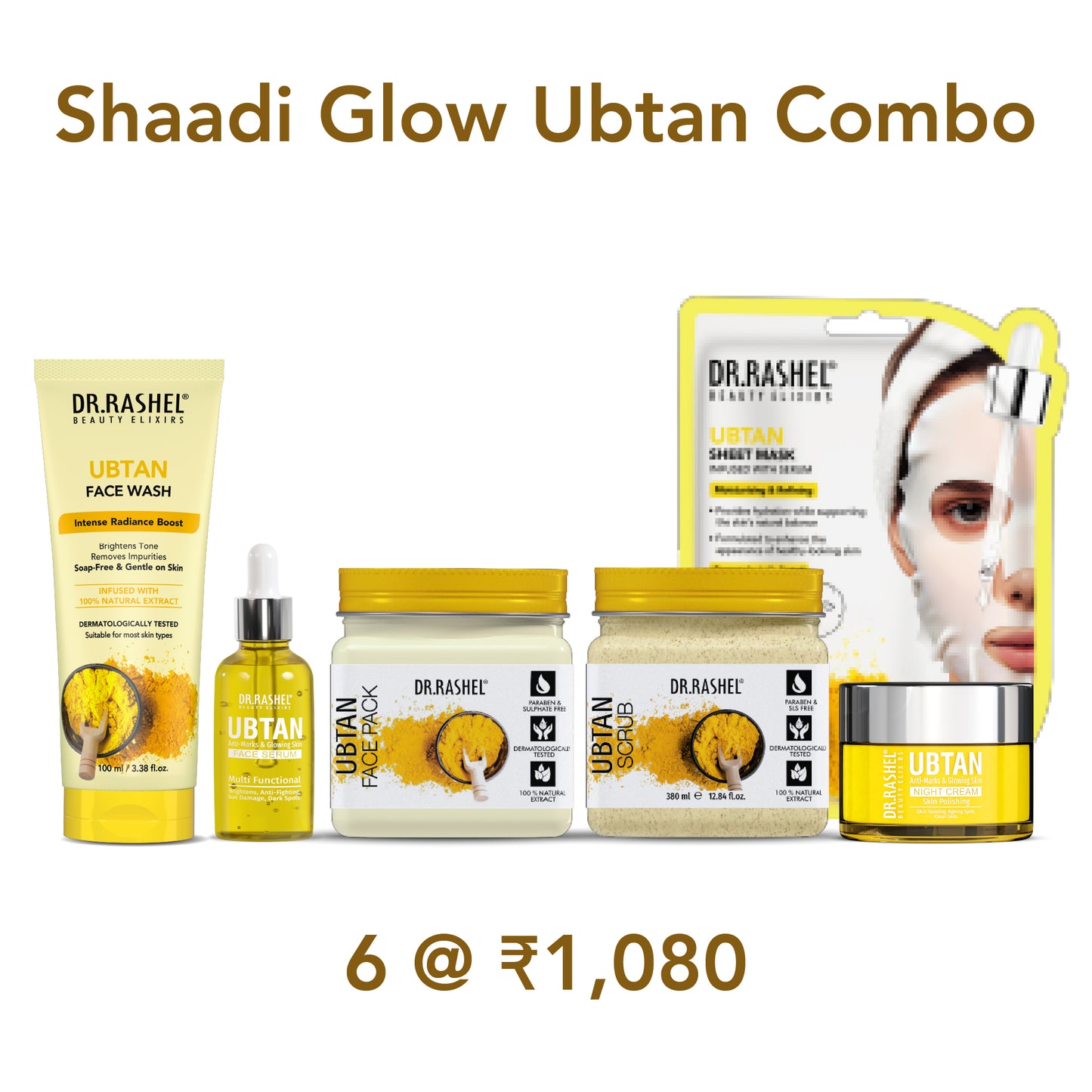 Shaadi Glow Ubtan Combo | Buy 6 @ 35% Off