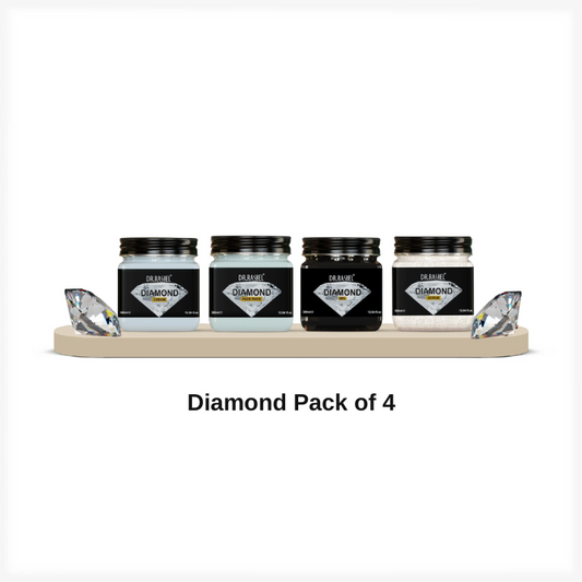 Diamond Pack of 4 Mini Jars (180ml)