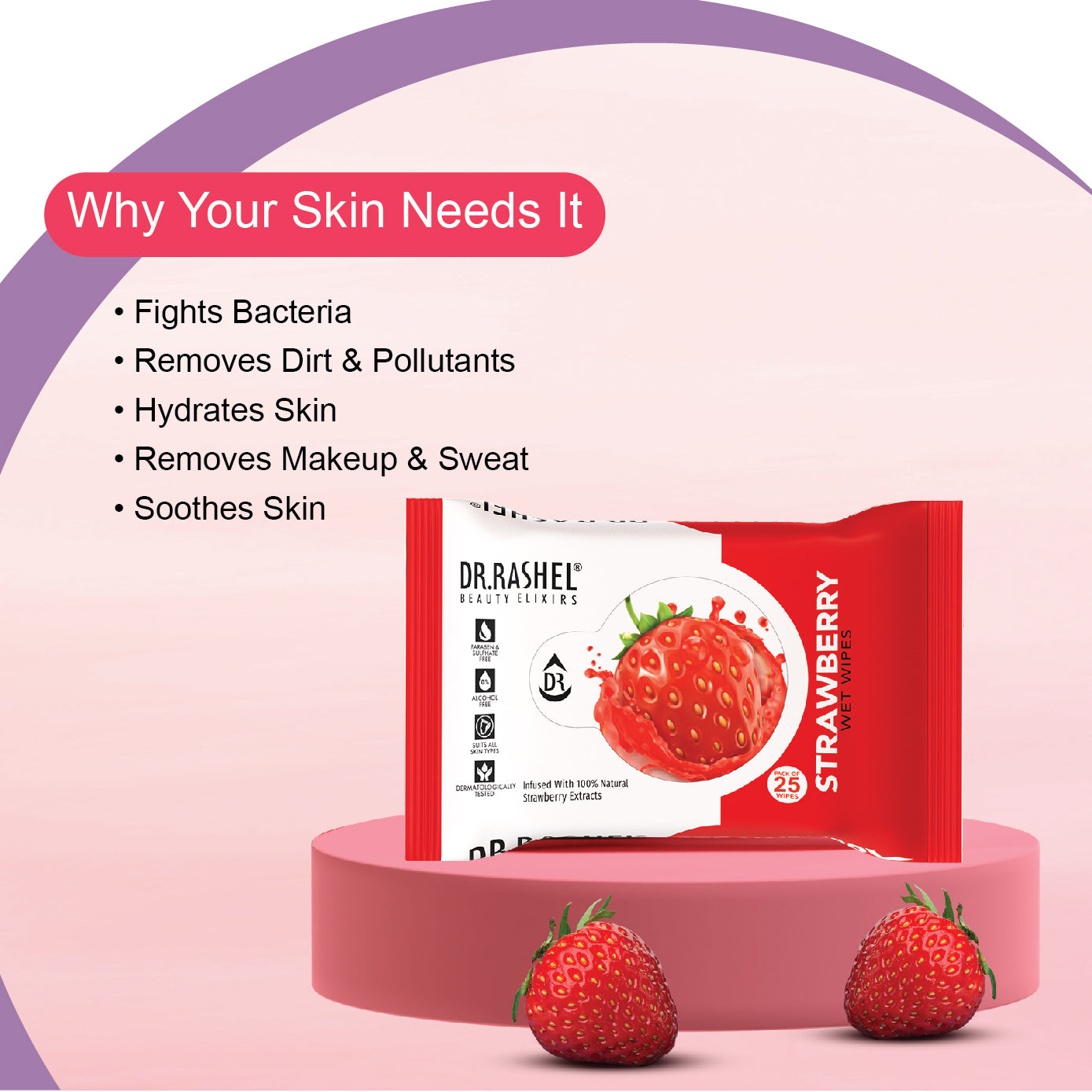 Strawberry Wet Wipes Benefits