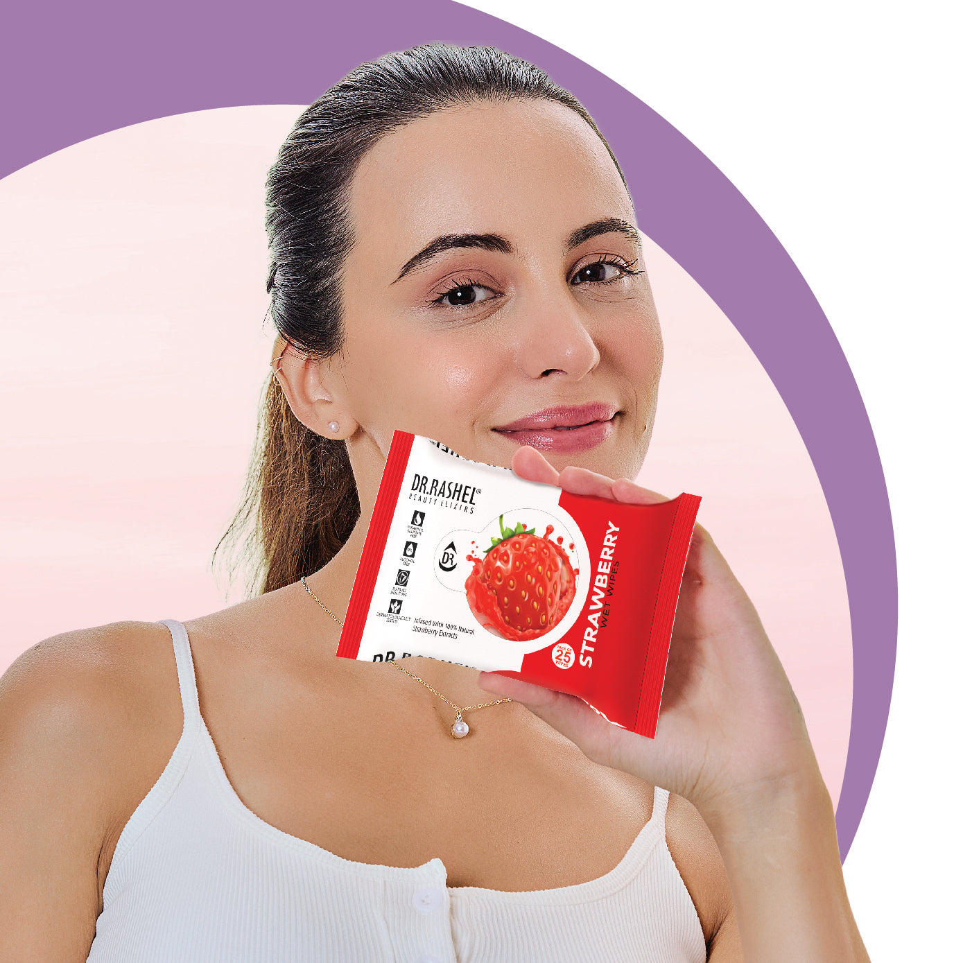 Strawberry Wet Wipes for Face 