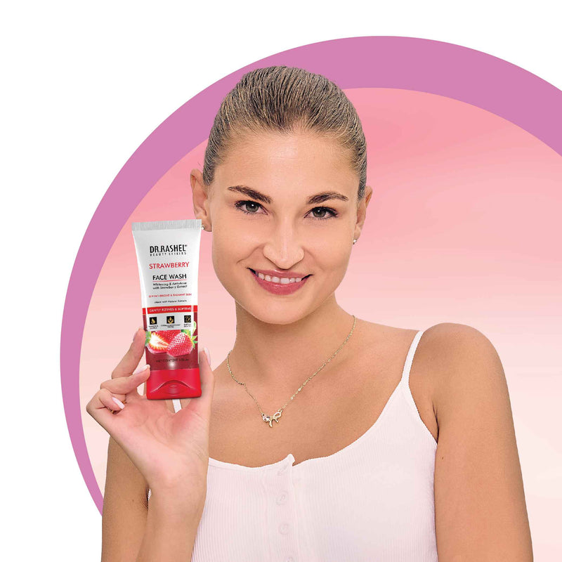 Strawberry Face wash showcase