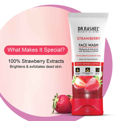 Strawberry Face wash ingredents