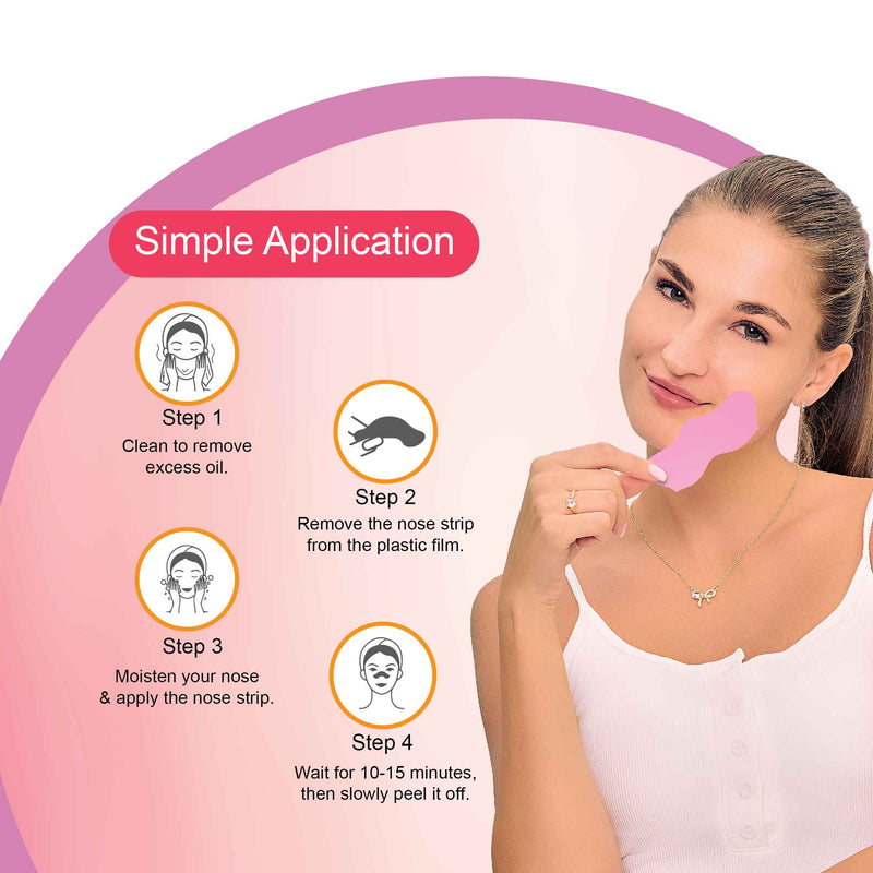 Strawberry Nose Strips how to apply