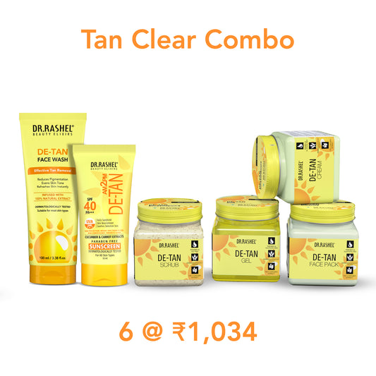 Tan Clear Combo | Buy 6 @ 35% Off